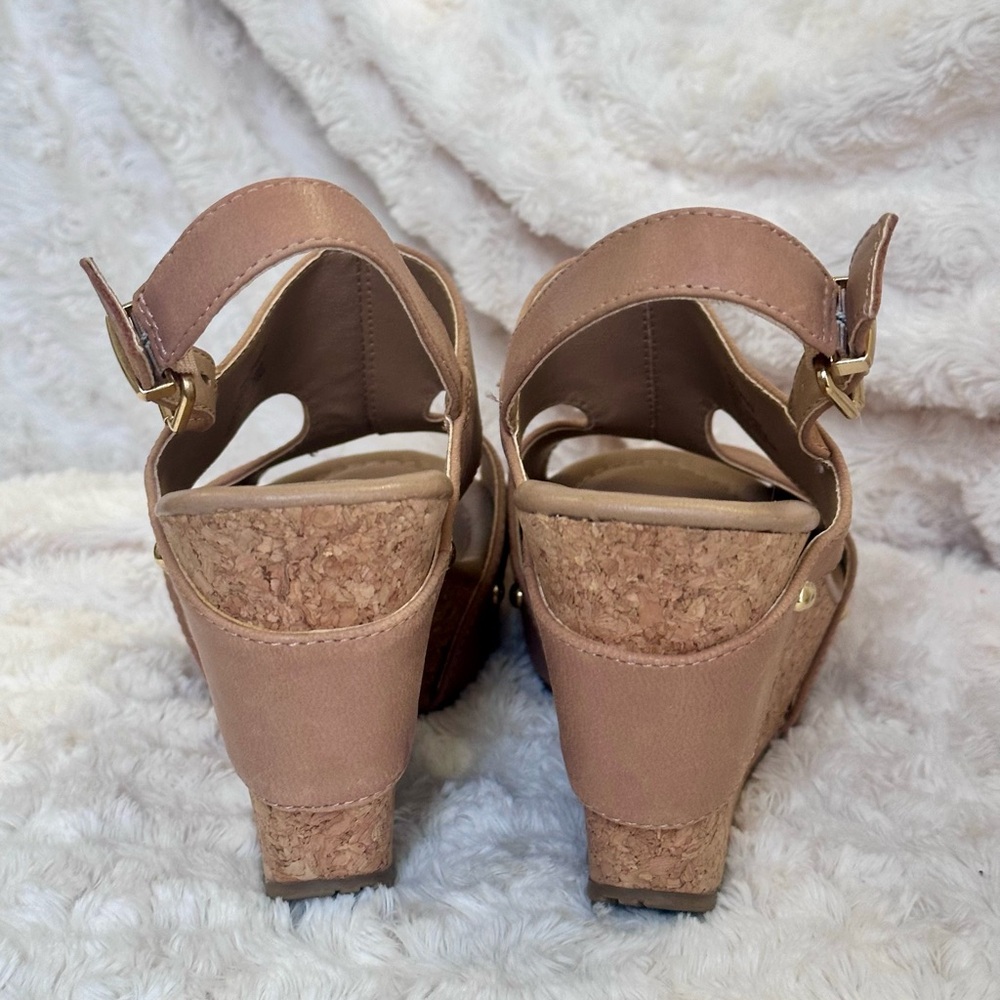 Women’s Kenneth Cole Reaction SoleO Wedge Sandals Size 7M - Picture 5 of 8